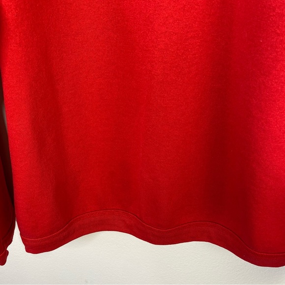 Vintage 90s Disney wear Mickey embroidered Henley sweatshirt unisex size large - Picture 5 of 11